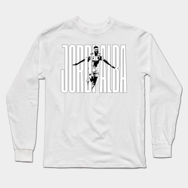 Jordi Alba Long Sleeve T-Shirt by CoconutSportsCo